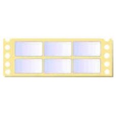 3 across labels, 89 x 36mm, 1-10th spacing
