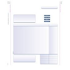 Sage Compatible Continuous 2 pt Invoice. Box 1000